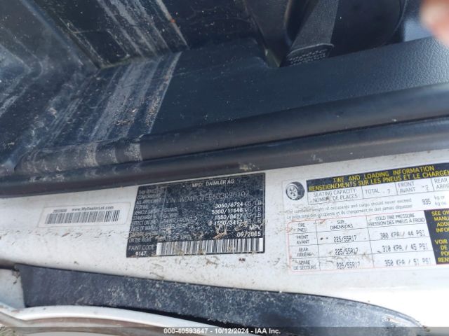 WD4PG2EE6G3095107 Mercedes-Benz Metris