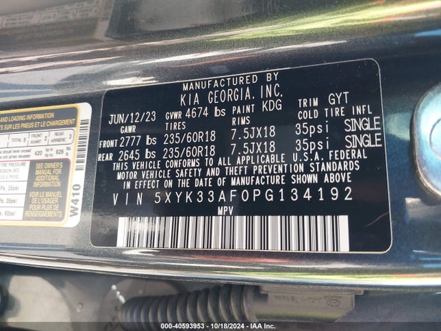 KIA Sportage Ex 2023 5XYK33AF0PG134192 Image 9