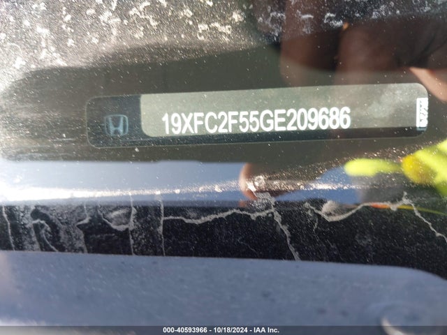 Honda Civic Lx 2016 19XFC2F55GE209686 Image 9