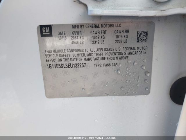 1G11E5SL3EU132267 Chevrolet MALIBU 2LT