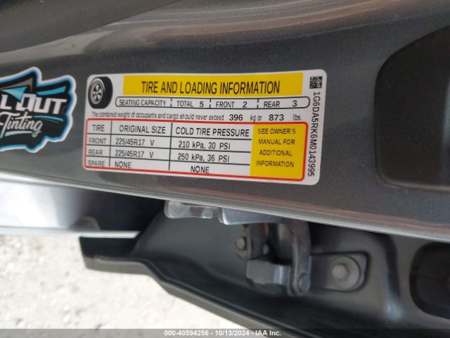 1G6DA5RK6M0143995 Cadillac Ct4 Luxury