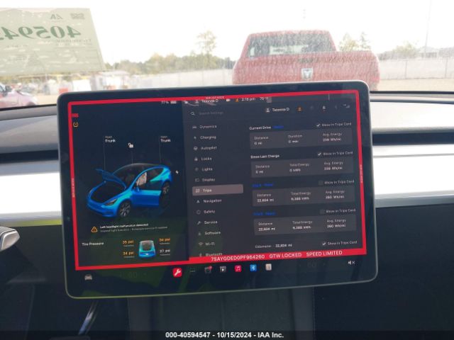 7SAYGDED0PF964260 Tesla Model Y Rwd