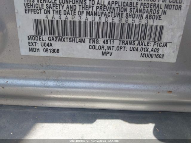 2013 MITSUBISHI OUTLANDER SPORT 4A4AP3AU8DE005631 Photo 8