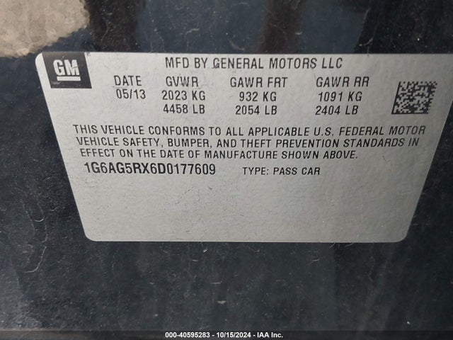 2013 CADILLAC ATS 1G6AG5RX6D0177609 Photo 8