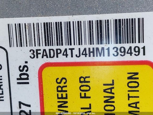 3FADP4TJ4HM139491 Ford FIESTA S