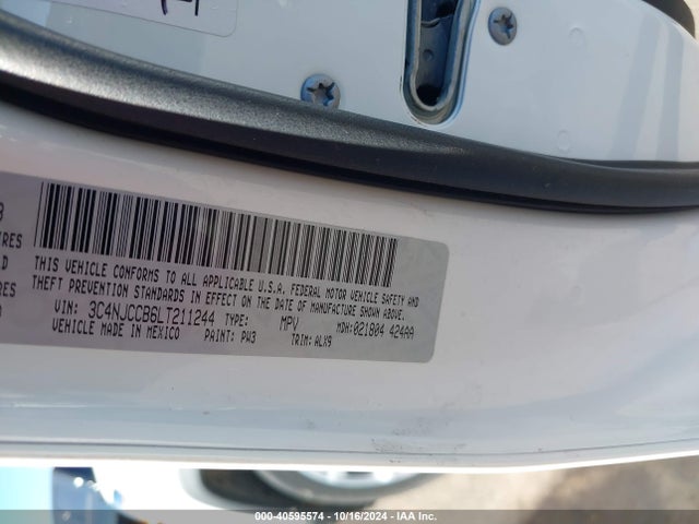 3C4NJCCB6LT211244 Jeep Compass Limited Fwd