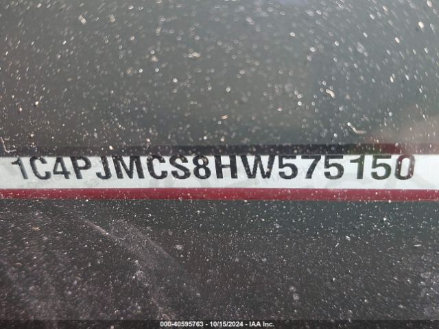1C4PJMCS8HW575150 Jeep Cherokee Latitude 4x4