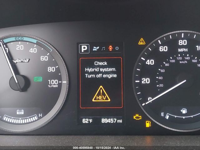 KMHE24L36HA071007 Hyundai Sonata Hybrid Se