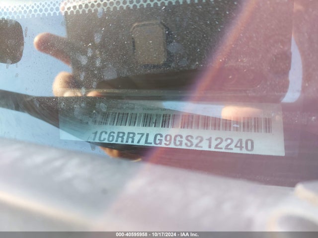 1C6RR7LG9GS212240 RAM 1500 Lone Star