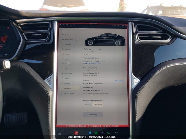 Tesla Model S 60/70/75/85 2016 5YJSA1E18GF134036 Image 18
