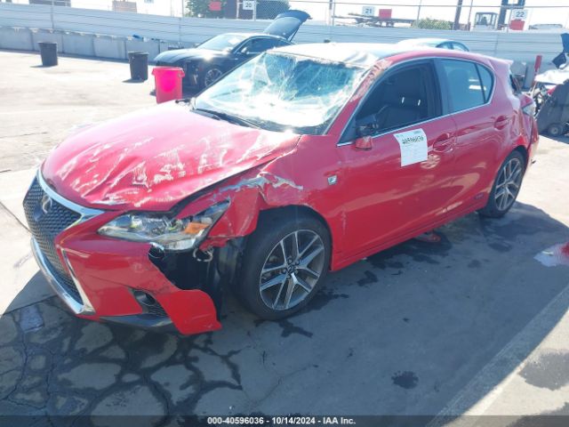 JTHKD5BH2G2254822 Lexus CT 200H