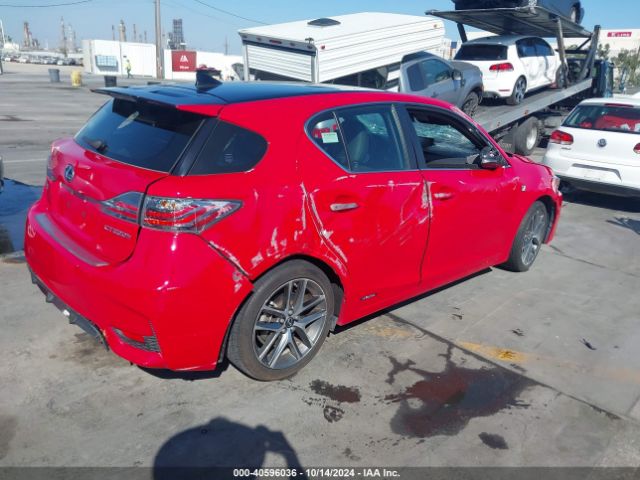 JTHKD5BH2G2254822 Lexus CT 200H