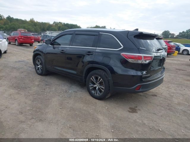 5TDJKRFH2GS236172 Toyota Highlander Xle V6