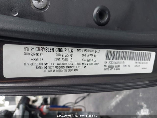 Dodge Challenger Sxt 2014 2C3CDYAG6EH111154 Image 9