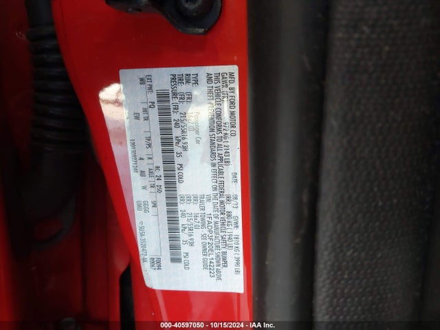 Ford FOCUS SE 2014 1FADP3F20EL142223 Image 9