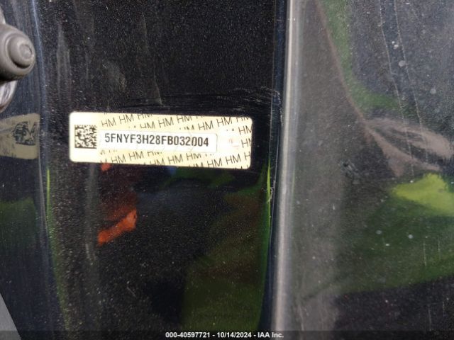5FNYF3H28FB032004 Honda PILOT LX