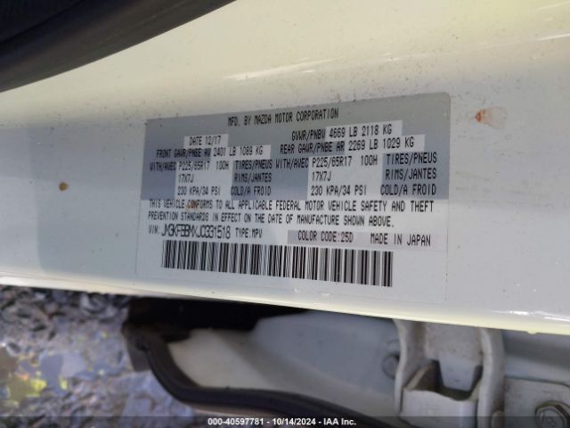 JM3KFBBMXJ0331518 Mazda CX-5 SPORT