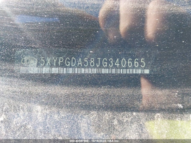 KIA Sorento 3.3l Lx 2018 5XYPGDA58JG340665 Image 9
