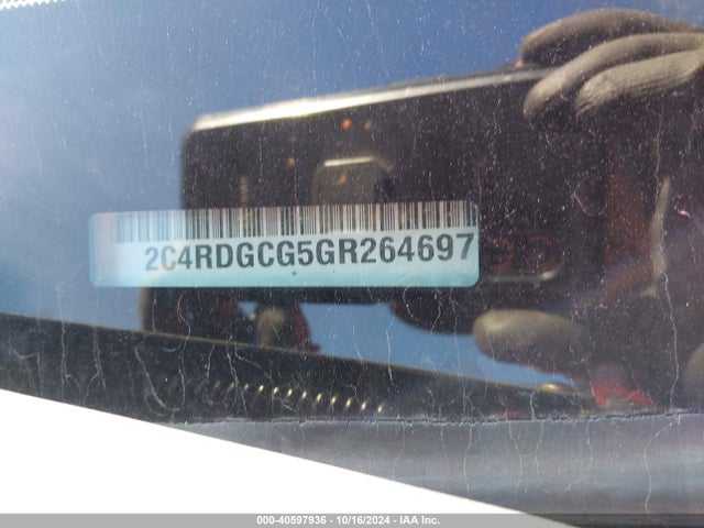 Dodge Grand Caravan Sxt 2016 2C4RDGCG5GR264697 Image 9