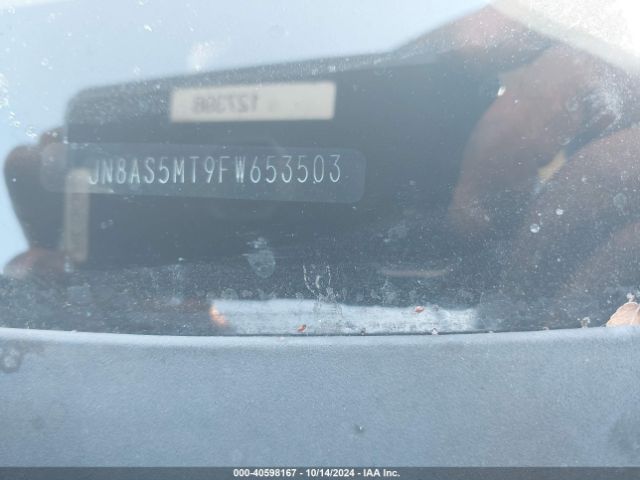 JN8AS5MT9FW653503 Nissan Rogue Select S