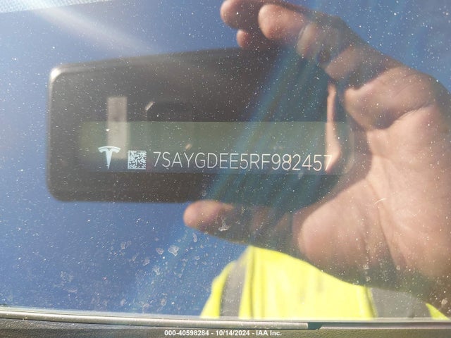 2024 TESLA MODEL Y 7SAYGDEE5RF982457 Photo 8