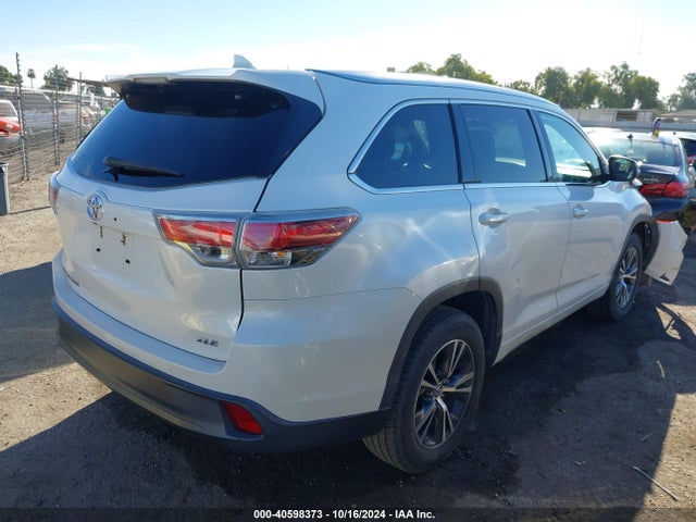 Toyota Highlander Xle V6 2016 5TDKKRFH1GS185185 Image 4