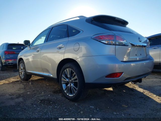 2013 LEXUS RX 450H JTJBC1BA3D2443679 Photo 2