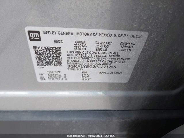 3GKALYEG2PL271255 GMC Terrain Awd At4