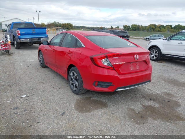 Honda Civic Lx 2020 2HGFC2F69LH537301 Image 3