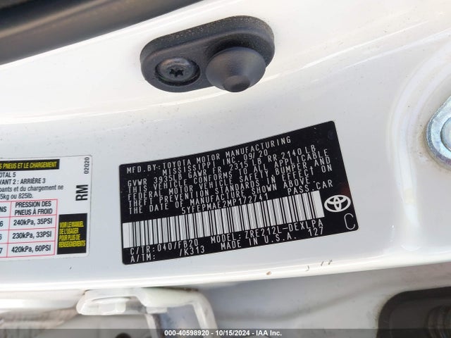 Toyota COROLLA LE 2021 5YFEPMAE2MP172741 Image 9