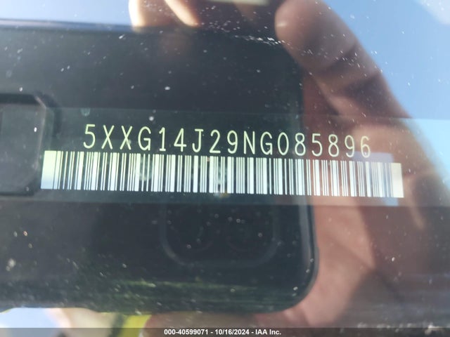5XXG14J29NG085896 KIA K5 LXS