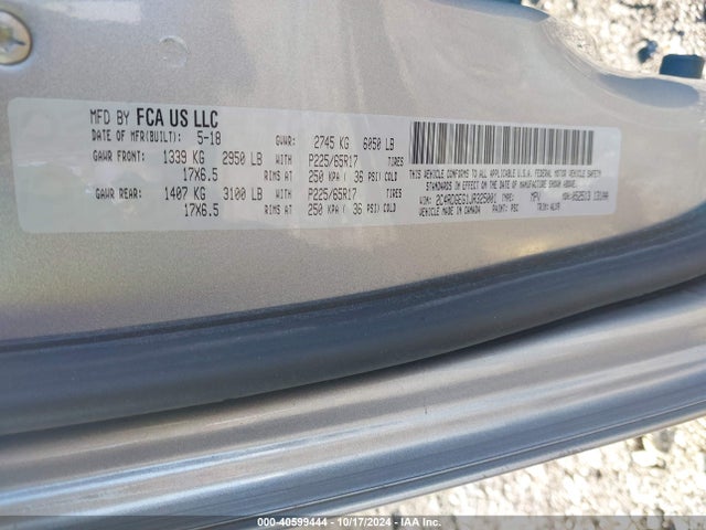 Dodge Grand Caravan Gt 2018 2C4RDGEG1JR325001 Image 9