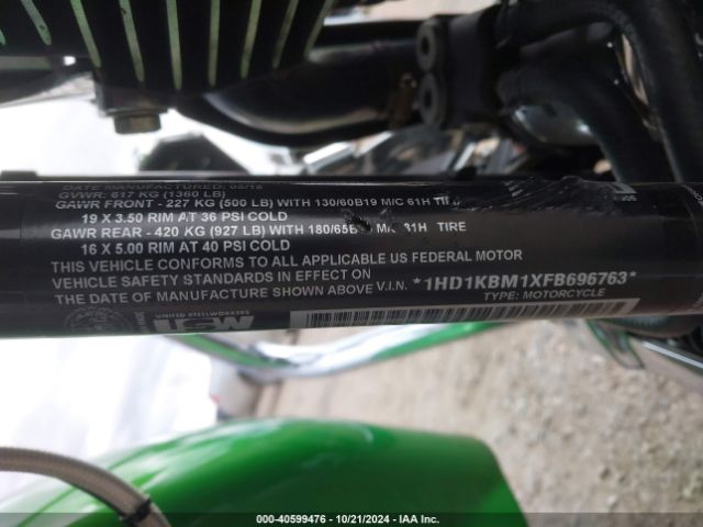 2015 HARLEY-DAVIDSON FLHX 1HD1KBM1XFB696763 Photo 9