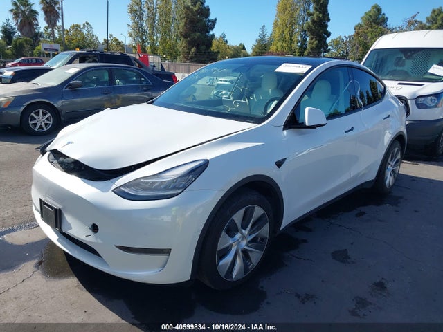 2021 TESLA MODEL Y 5YJYGDEE1MF269917 Photo 1