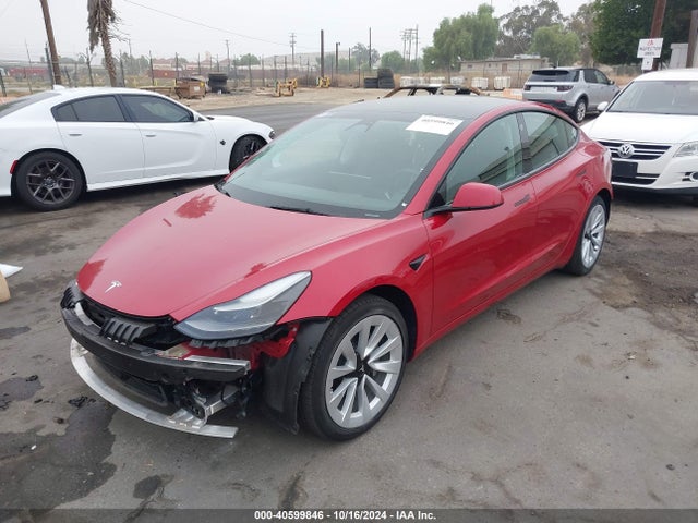 2022 TESLA MODEL 3 5YJ3E1EB9NF192560 Photo 1