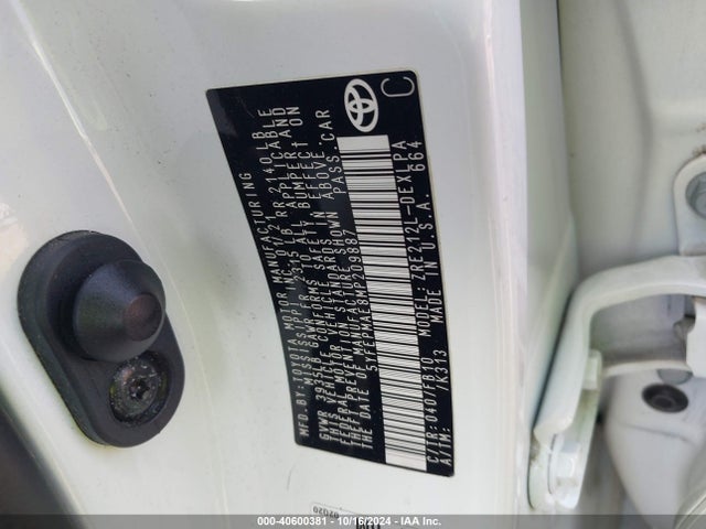 Toyota COROLLA LE 2021 5YFEPMAE8MP209887 Image 9
