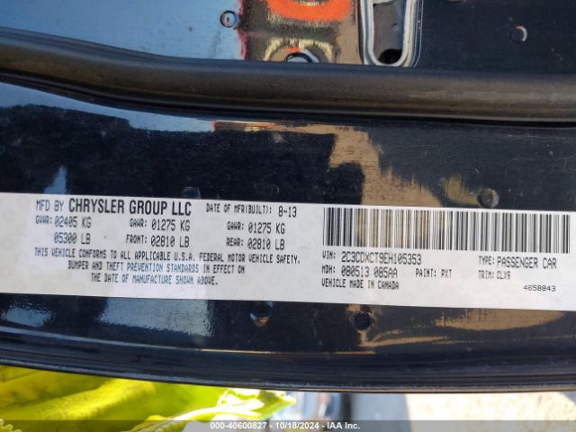 2C3CDXCT9EH105353 Dodge Charger R/t Max