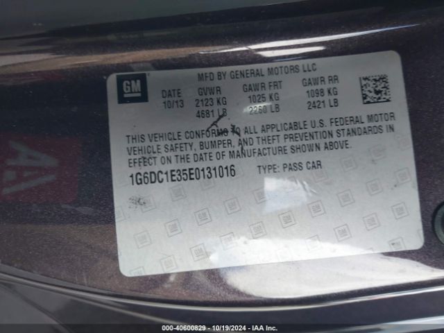 1G6DC1E35E0131016 Cadillac Cts Performance