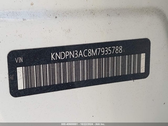 KIA Sportage Ex 2021 KNDPN3AC8M7935788 Image 9