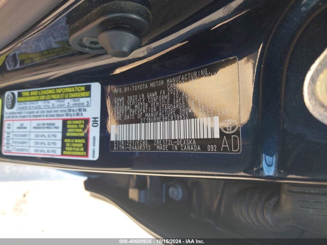 Toyota COROLLA SE 2017 2T1BURHE9HC819852 Image 9