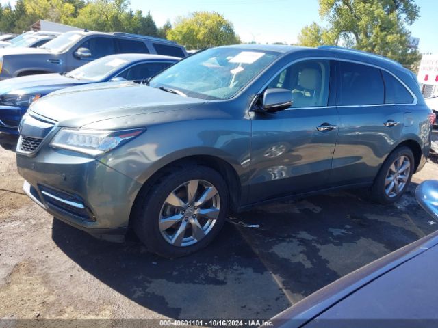 5FRYD4H98GB032125 Acura Mdx Advance   Entertainment Packages/advance Package