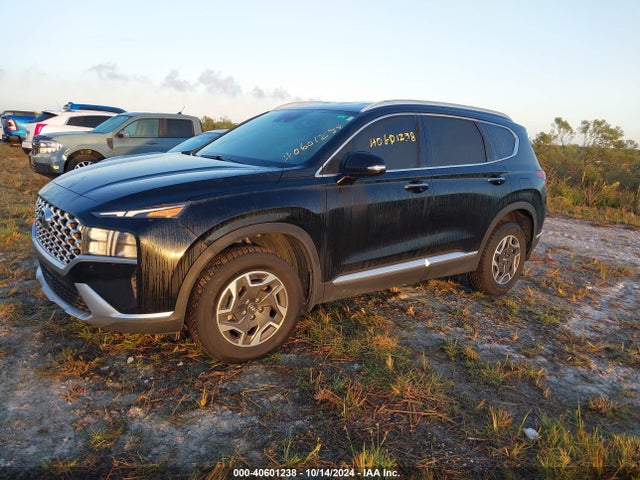 Hyundai Santa Fe Hybrid Blue 2022 KM8S2DA12NU044384 Image 2