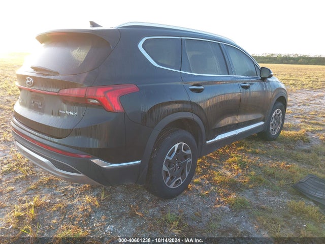 Hyundai Santa Fe Hybrid Blue 2022 KM8S2DA12NU044384 Image 4