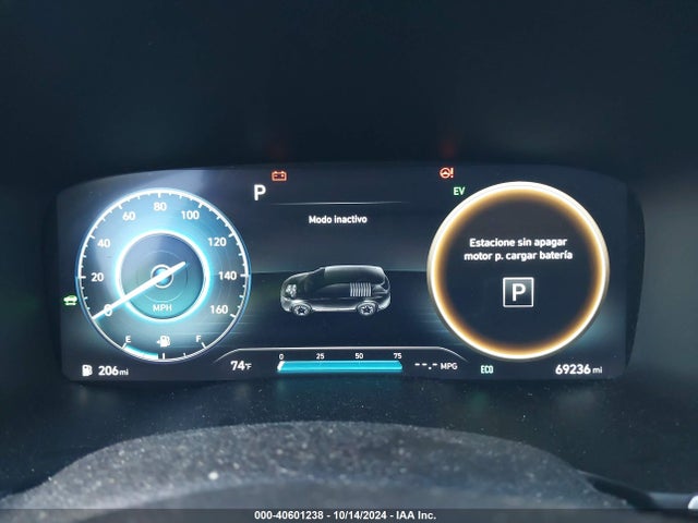 Hyundai Santa Fe Hybrid Blue 2022 KM8S2DA12NU044384 Image 7