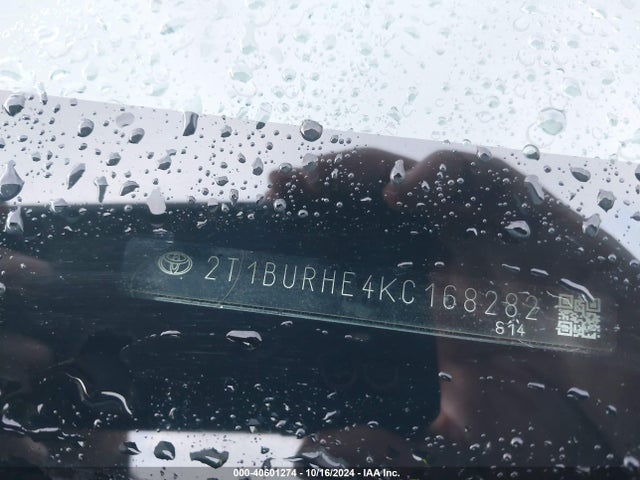 Toyota COROLLA LE 2019 2T1BURHE4KC168282 Image 9