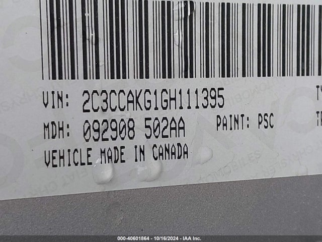 2C3CCAKG1GH111395 Chrysler 300c Awd