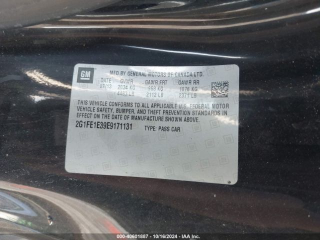 2G1FE1E39E9171131 Chevrolet Camaro 1ls