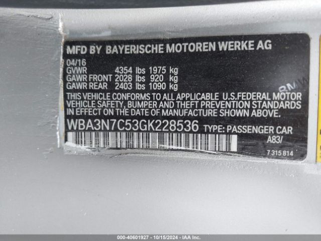 WBA3N7C53GK228536 BMW 428i