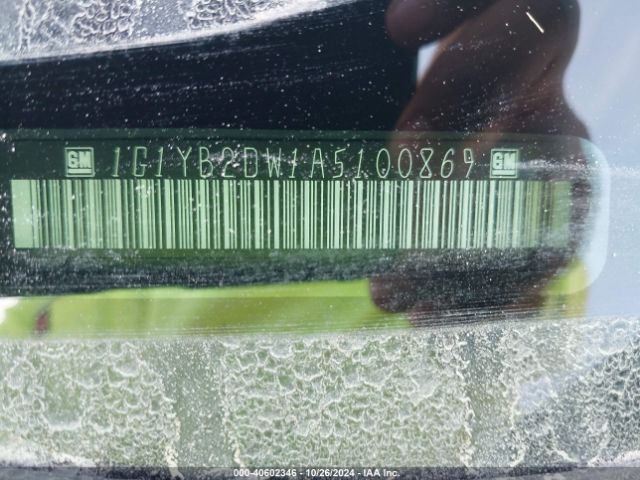 2010 CHEVROLET CORVETTE 1G1YB2DW1A5100869 Photo 8