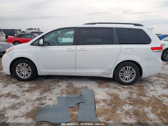5TDYK3DC1ES448254 Toyota Sienna Xle V6 8 Passenger
